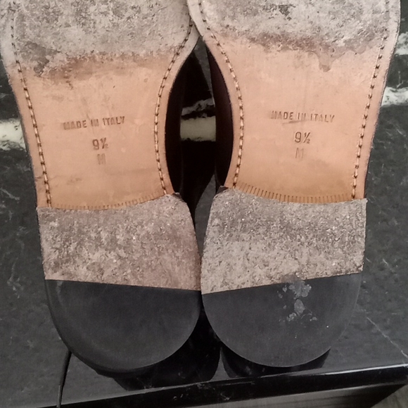 Saks fifth avenue made in Italy espresso calf skin very soft dress shoes - Picture 5 of 6